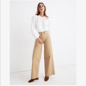 NWT Madewell Emmett Wide Pants